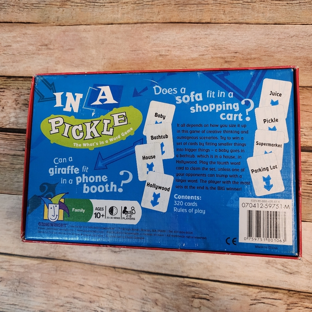 Gamewright Mini In A Pickle Card Game - Picture 3 of 3